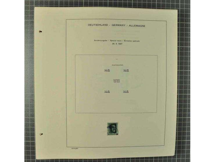 1850/2001 (ca.), postfrischer, anfangs gestempelter und ungebrauchter Sammlungsbestand, dabei Bund und Berlin postfrisch mit 
