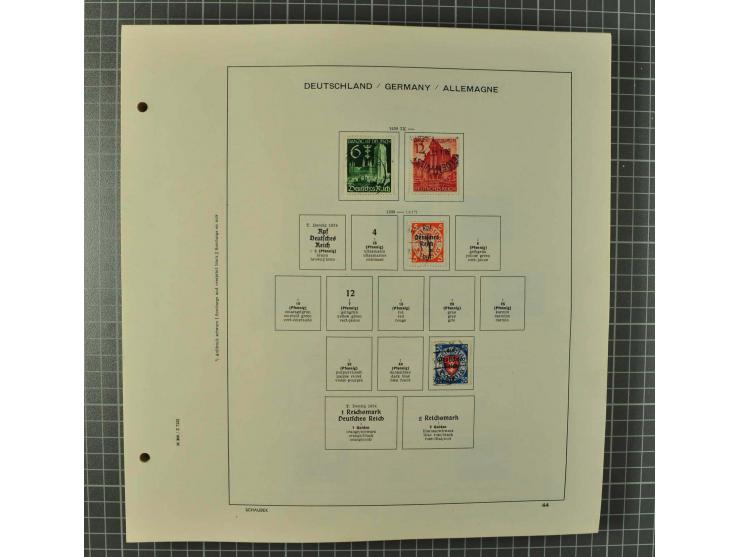 1850/2001 (ca.), postfrischer, anfangs gestempelter und ungebrauchter Sammlungsbestand, dabei Bund und Berlin postfrisch mit 