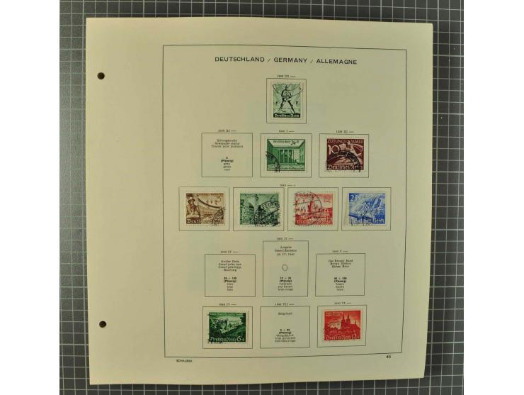 1850/2001 (ca.), postfrischer, anfangs gestempelter und ungebrauchter Sammlungsbestand, dabei Bund und Berlin postfrisch mit 