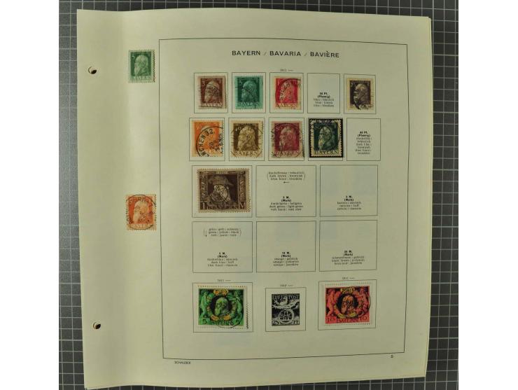 1850/2001 (ca.), postfrischer, anfangs gestempelter und ungebrauchter Sammlungsbestand, dabei Bund und Berlin postfrisch mit 
