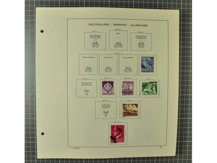 1850/2001 (ca.), postfrischer, anfangs gestempelter und ungebrauchter Sammlungsbestand, dabei Bund und Berlin postfrisch mit 