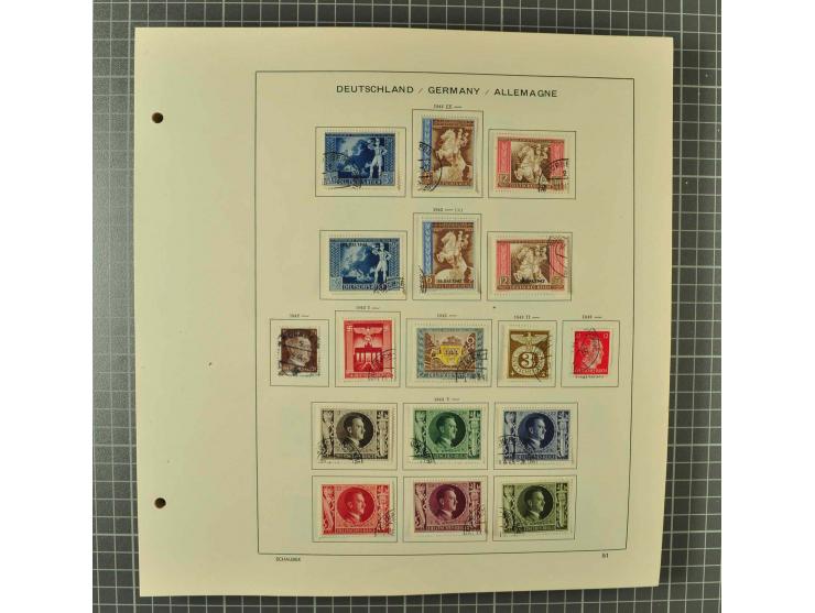 1850/2001 (ca.), postfrischer, anfangs gestempelter und ungebrauchter Sammlungsbestand, dabei Bund und Berlin postfrisch mit 