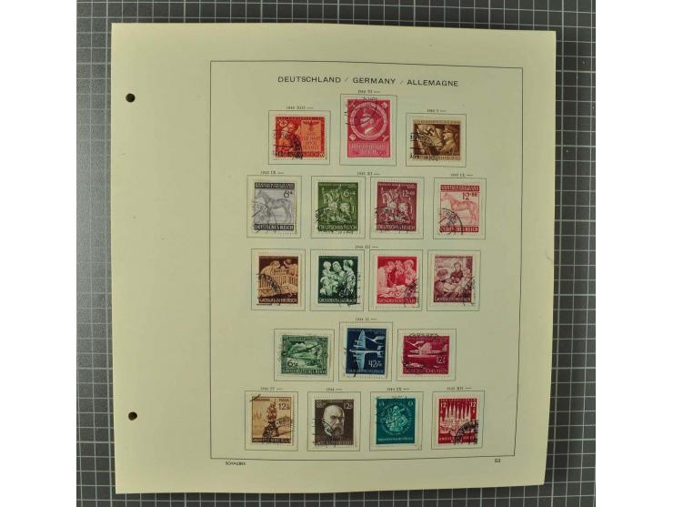 1850/2001 (ca.), postfrischer, anfangs gestempelter und ungebrauchter Sammlungsbestand, dabei Bund und Berlin postfrisch mit 