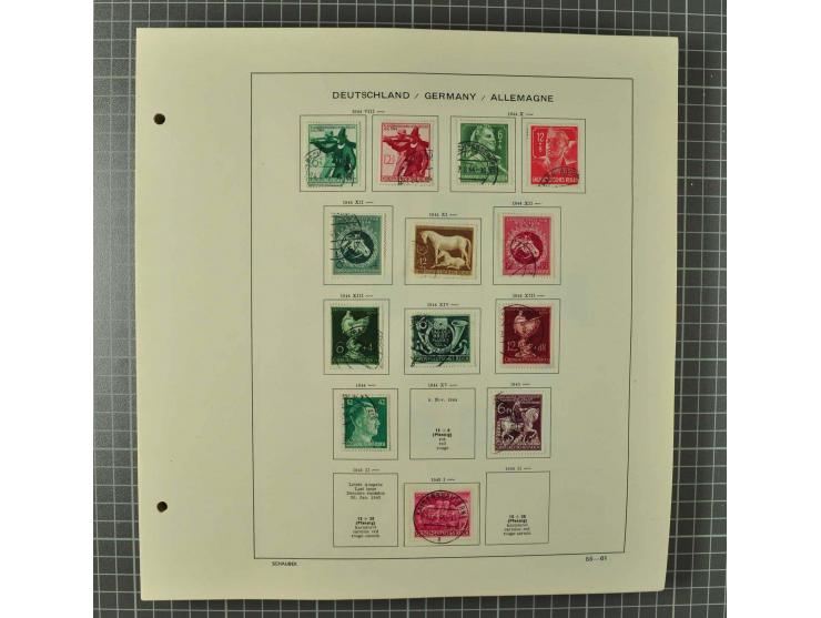 1850/2001 (ca.), postfrischer, anfangs gestempelter und ungebrauchter Sammlungsbestand, dabei Bund und Berlin postfrisch mit 