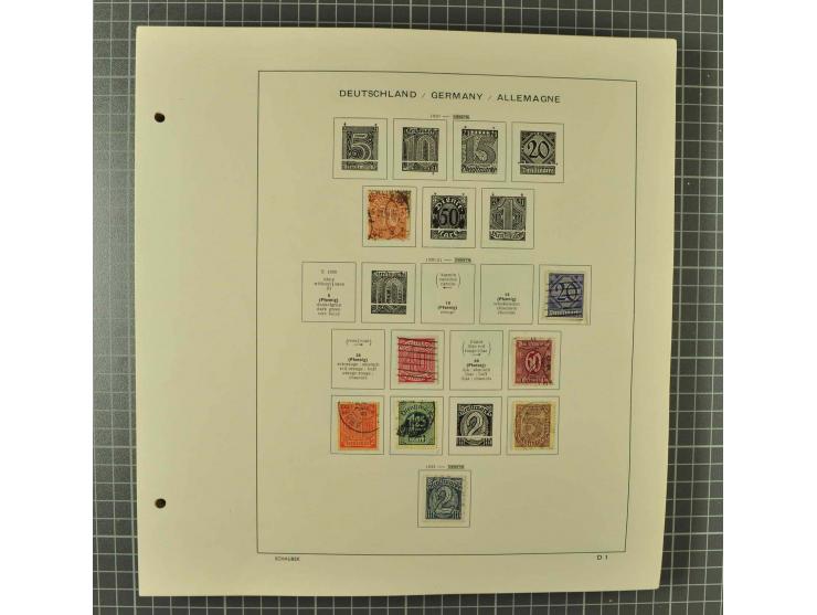 1850/2001 (ca.), postfrischer, anfangs gestempelter und ungebrauchter Sammlungsbestand, dabei Bund und Berlin postfrisch mit 