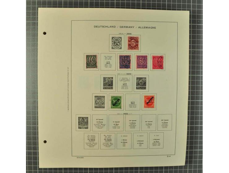 1850/2001 (ca.), postfrischer, anfangs gestempelter und ungebrauchter Sammlungsbestand, dabei Bund und Berlin postfrisch mit 