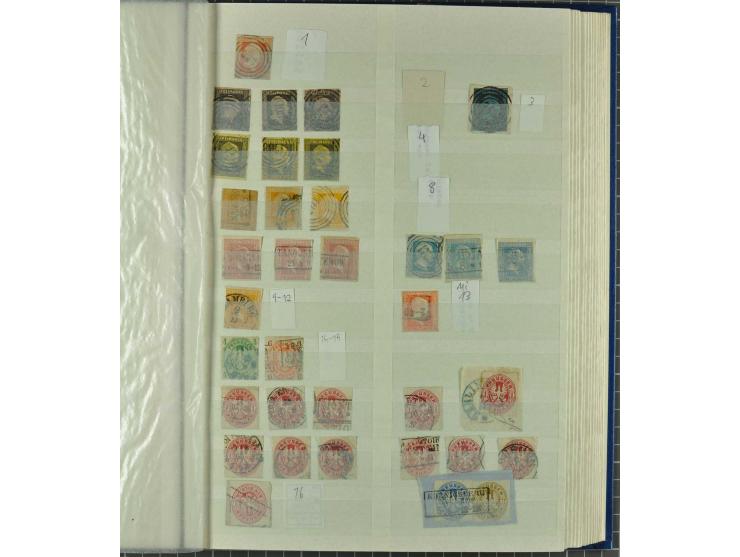 1850/1954 postfrische, ungebrauchte und gestempelte Partie mit Altdeutschland, Dt. Reich, Abstimmungsgebieten, Besetzung I un