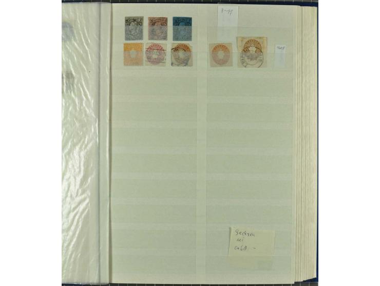 1850/1954 postfrische, ungebrauchte und gestempelte Partie mit Altdeutschland, Dt. Reich, Abstimmungsgebieten, Besetzung I un