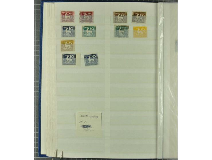 1850/1954 postfrische, ungebrauchte und gestempelte Partie mit Altdeutschland, Dt. Reich, Abstimmungsgebieten, Besetzung I un