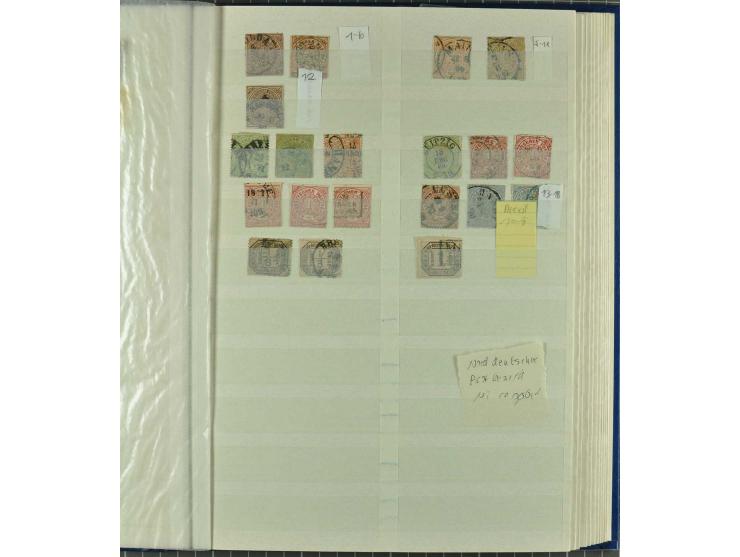 1850/1954 postfrische, ungebrauchte und gestempelte Partie mit Altdeutschland, Dt. Reich, Abstimmungsgebieten, Besetzung I un