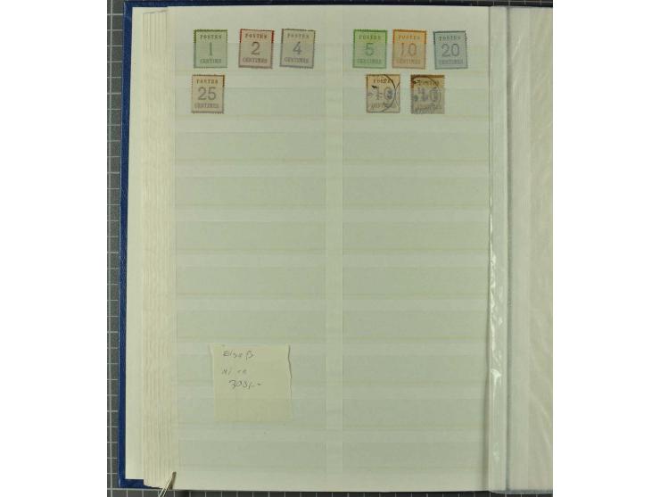 1850/1954 postfrische, ungebrauchte und gestempelte Partie mit Altdeutschland, Dt. Reich, Abstimmungsgebieten, Besetzung I un