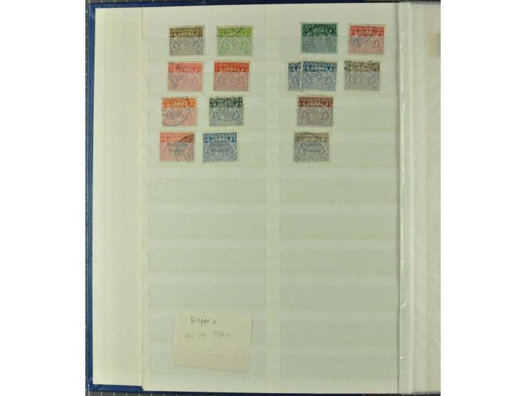 1850/1954 postfrische, ungebrauchte und gestempelte Partie mit Altdeutschland, Dt. Reich, Abstimmungsgebieten, Besetzung I un