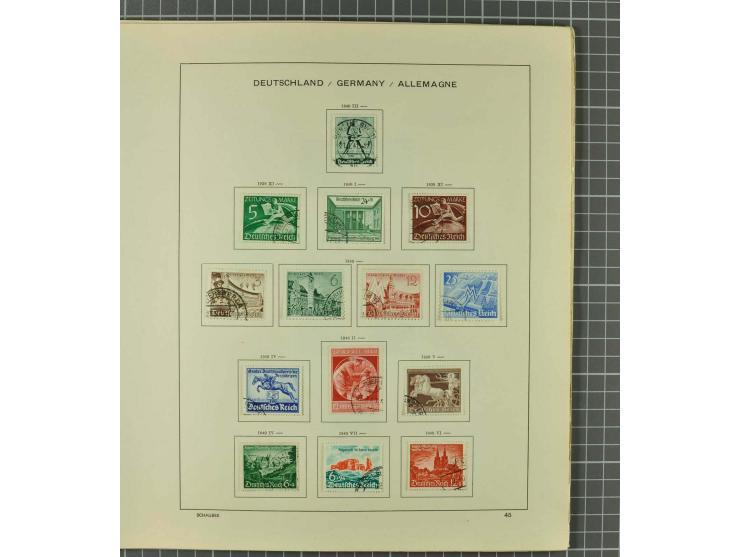 1850/1954 postfrische, ungebrauchte und gestempelte Partie mit Altdeutschland, Dt. Reich, Abstimmungsgebieten, Besetzung I un