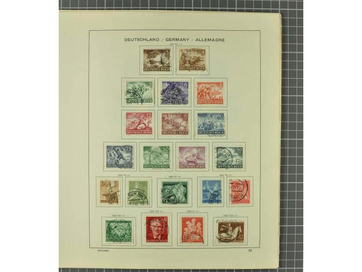 1850/1954 postfrische, ungebrauchte und gestempelte Partie mit Altdeutschland, Dt. Reich, Abstimmungsgebieten, Besetzung I un