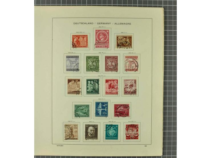 1850/1954 postfrische, ungebrauchte und gestempelte Partie mit Altdeutschland, Dt. Reich, Abstimmungsgebieten, Besetzung I un