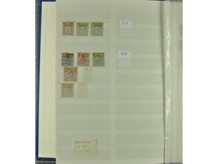 1850/1954 postfrische, ungebrauchte und gestempelte Partie mit Altdeutschland, Dt. Reich, Abstimmungsgebieten, Besetzung I un