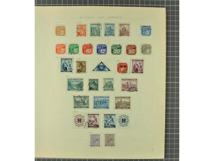 1850/1954 postfrische, ungebrauchte und gestempelte Partie mit Altdeutschland, Dt. Reich, Abstimmungsgebieten, Besetzung I un