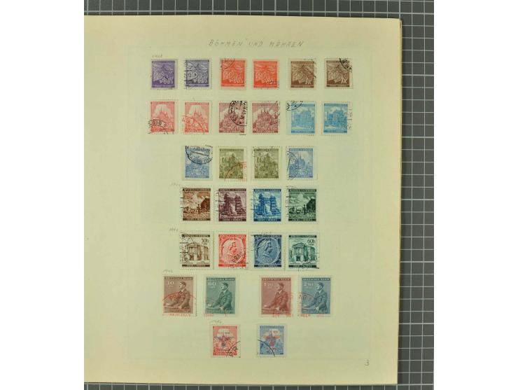 1850/1954 postfrische, ungebrauchte und gestempelte Partie mit Altdeutschland, Dt. Reich, Abstimmungsgebieten, Besetzung I un