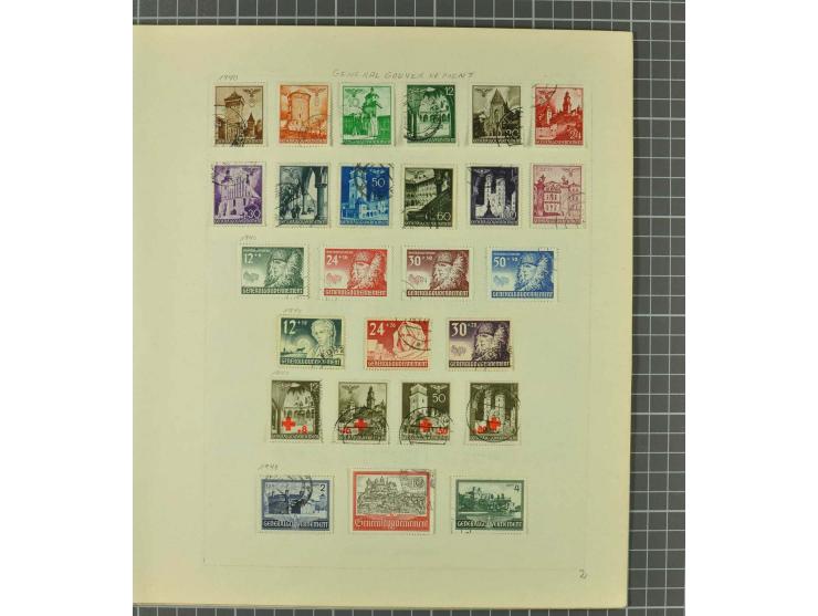 1850/1954 postfrische, ungebrauchte und gestempelte Partie mit Altdeutschland, Dt. Reich, Abstimmungsgebieten, Besetzung I un