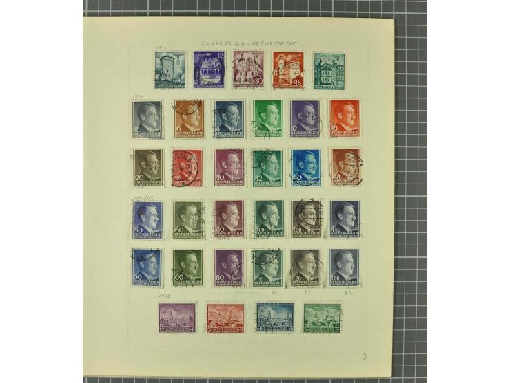 1850/1954 postfrische, ungebrauchte und gestempelte Partie mit Altdeutschland, Dt. Reich, Abstimmungsgebieten, Besetzung I un