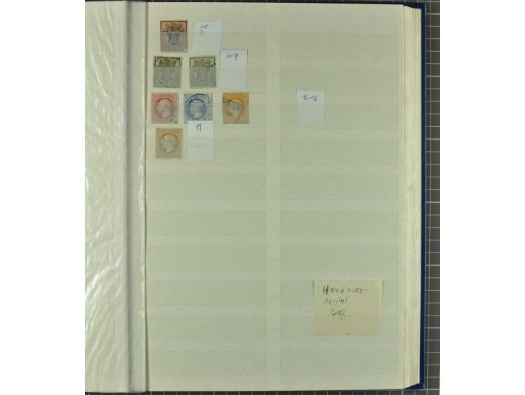 1850/1954 postfrische, ungebrauchte und gestempelte Partie mit Altdeutschland, Dt. Reich, Abstimmungsgebieten, Besetzung I un