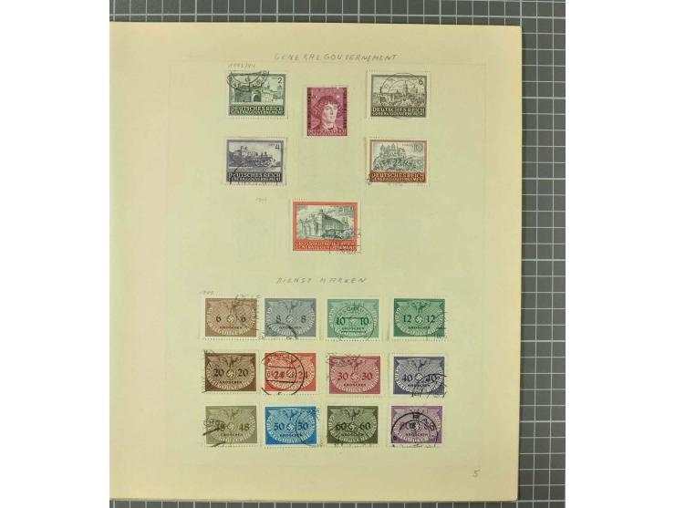 1850/1954 postfrische, ungebrauchte und gestempelte Partie mit Altdeutschland, Dt. Reich, Abstimmungsgebieten, Besetzung I un
