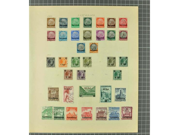 1850/1954 postfrische, ungebrauchte und gestempelte Partie mit Altdeutschland, Dt. Reich, Abstimmungsgebieten, Besetzung I un