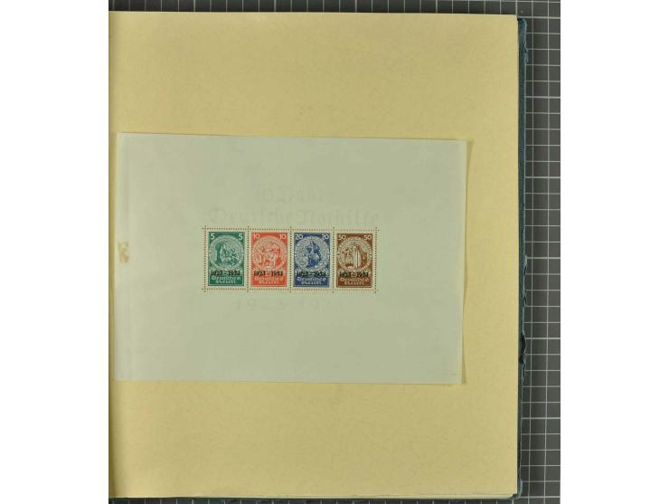 1850/1954 postfrische, ungebrauchte und gestempelte Partie mit Altdeutschland, Dt. Reich, Abstimmungsgebieten, Besetzung I un