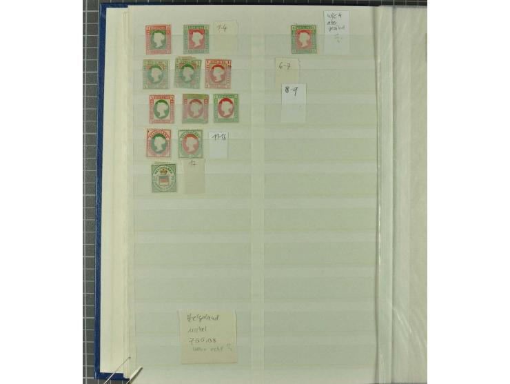 1850/1954 postfrische, ungebrauchte und gestempelte Partie mit Altdeutschland, Dt. Reich, Abstimmungsgebieten, Besetzung I un