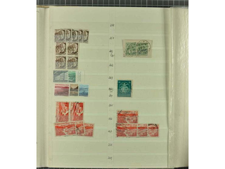 1850/1954 postfrische, ungebrauchte und gestempelte Partie mit Altdeutschland, Dt. Reich, Abstimmungsgebieten, Besetzung I un