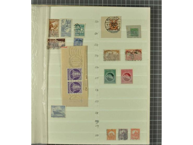 1850/1954 postfrische, ungebrauchte und gestempelte Partie mit Altdeutschland, Dt. Reich, Abstimmungsgebieten, Besetzung I un