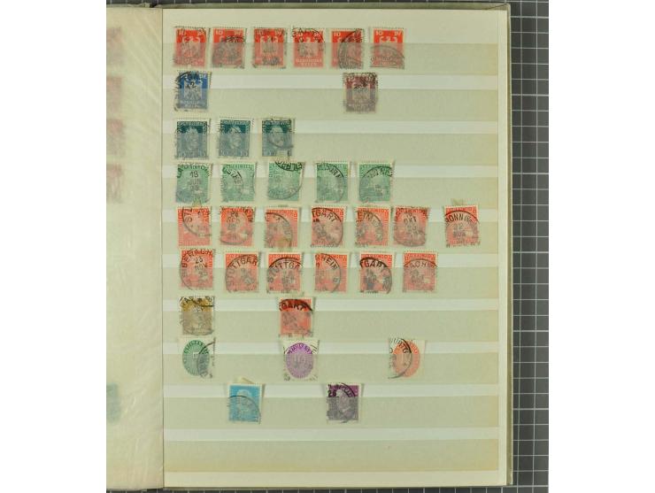 1850/1954 postfrische, ungebrauchte und gestempelte Partie mit Altdeutschland, Dt. Reich, Abstimmungsgebieten, Besetzung I un