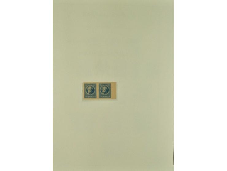 1945/49, postfrische, ungebrauchte und gestempelte Sammlung mit u.a. Mi.-Nr. 41, 80X, 150-55X, Bl.5X+Y, 6 etc., teils Neugumm
