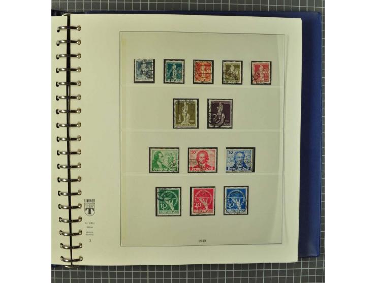 1948/1990 postfrische, ungebrauchte und gestempelte Partie, dabei zwei kpl. postfrische Sammlungen, alles mehrfach mit u.a. M