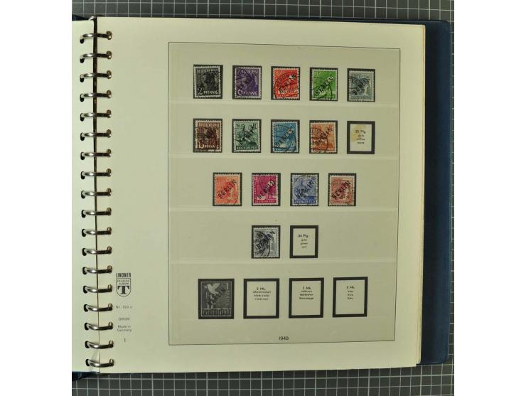 1948/1990 postfrische, ungebrauchte und gestempelte Partie, dabei zwei kpl. postfrische Sammlungen, alles mehrfach mit u.a. M