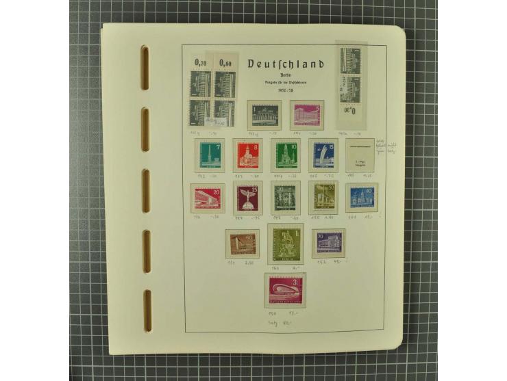 1948/1990 postfrische, ungebrauchte und gestempelte Partie, dabei zwei kpl. postfrische Sammlungen, alles mehrfach mit u.a. M