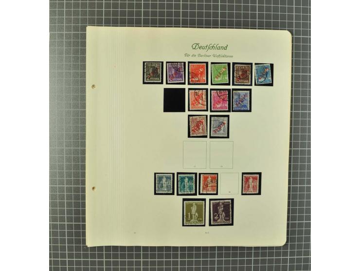 1948/1990 postfrische, ungebrauchte und gestempelte Partie, dabei zwei kpl. postfrische Sammlungen, alles mehrfach mit u.a. M