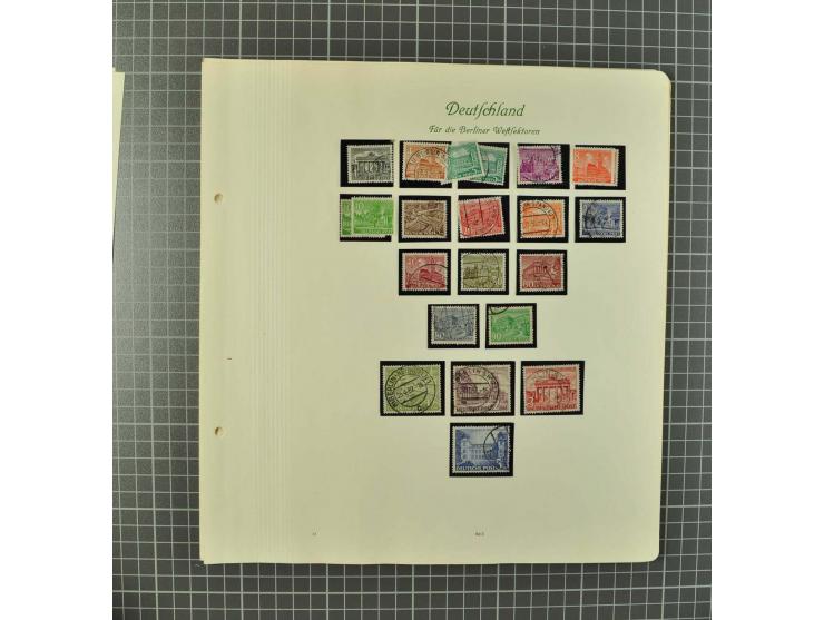 1948/1990 postfrische, ungebrauchte und gestempelte Partie, dabei zwei kpl. postfrische Sammlungen, alles mehrfach mit u.a. M