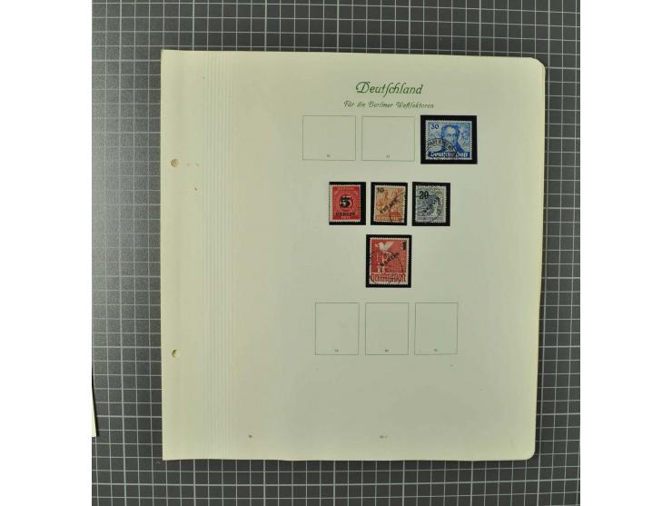 1948/1990 postfrische, ungebrauchte und gestempelte Partie, dabei zwei kpl. postfrische Sammlungen, alles mehrfach mit u.a. M