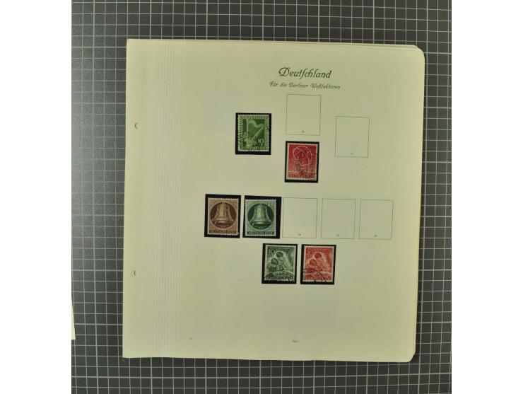 1948/1990 postfrische, ungebrauchte und gestempelte Partie, dabei zwei kpl. postfrische Sammlungen, alles mehrfach mit u.a. M