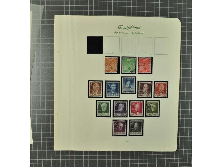 1948/1990 postfrische, ungebrauchte und gestempelte Partie, dabei zwei kpl. postfrische Sammlungen, alles mehrfach mit u.a. M