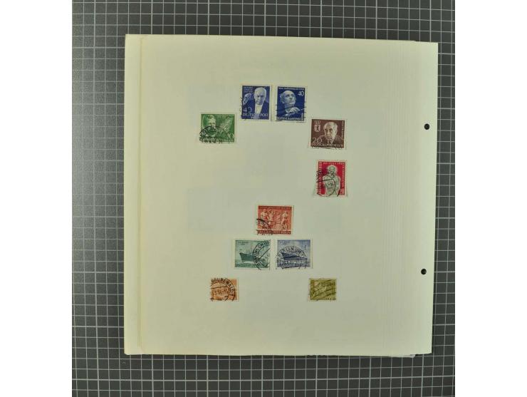 1948/1990 postfrische, ungebrauchte und gestempelte Partie, dabei zwei kpl. postfrische Sammlungen, alles mehrfach mit u.a. M
