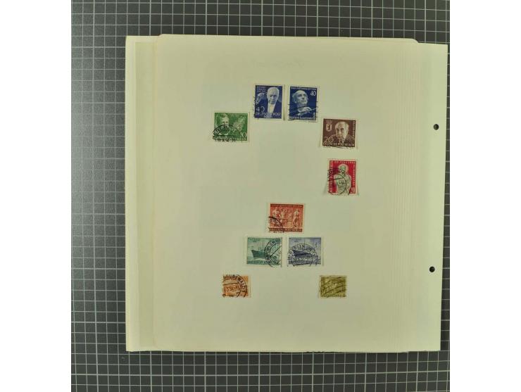 1948/1990 postfrische, ungebrauchte und gestempelte Partie, dabei zwei kpl. postfrische Sammlungen, alles mehrfach mit u.a. M
