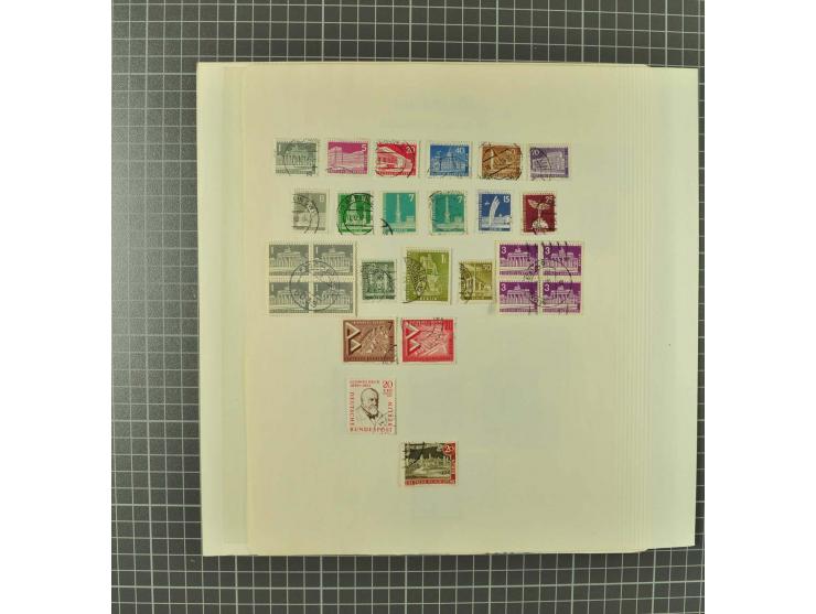 1948/1990 postfrische, ungebrauchte und gestempelte Partie, dabei zwei kpl. postfrische Sammlungen, alles mehrfach mit u.a. M