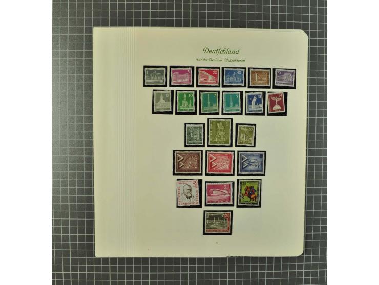 1948/1990 postfrische, ungebrauchte und gestempelte Partie, dabei zwei kpl. postfrische Sammlungen, alles mehrfach mit u.a. M