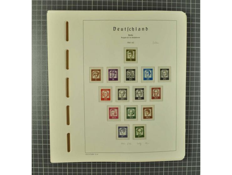 1948/1990 postfrische, ungebrauchte und gestempelte Partie, dabei zwei kpl. postfrische Sammlungen, alles mehrfach mit u.a. M