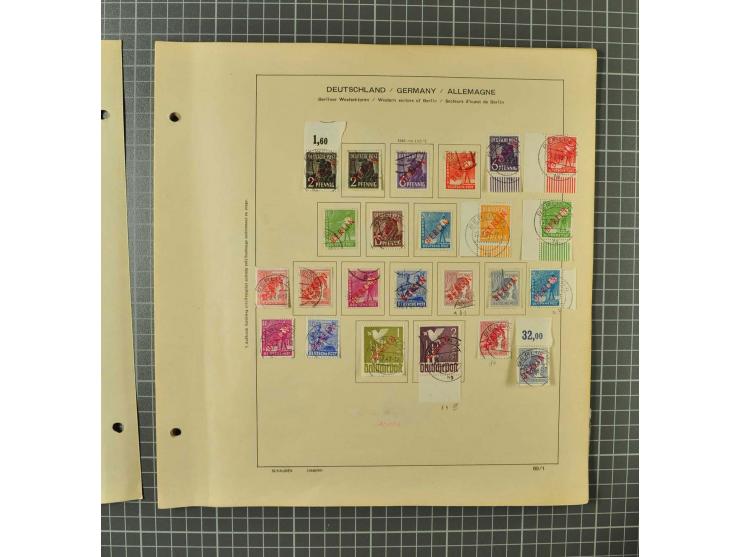 1948/1990 postfrische, ungebrauchte und gestempelte Partie, dabei zwei kpl. postfrische Sammlungen, alles mehrfach mit u.a. M