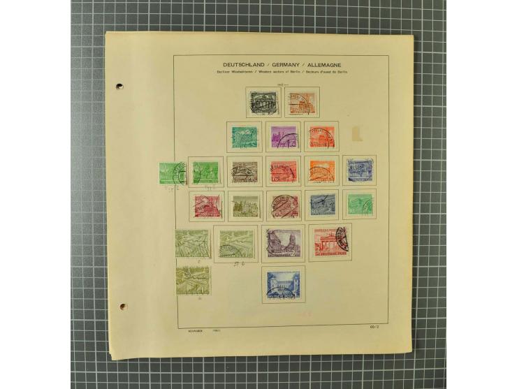 1948/1990 postfrische, ungebrauchte und gestempelte Partie, dabei zwei kpl. postfrische Sammlungen, alles mehrfach mit u.a. M