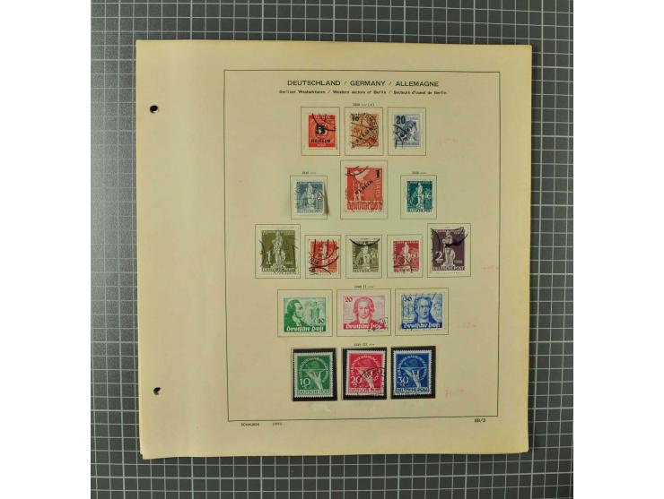 1948/1990 postfrische, ungebrauchte und gestempelte Partie, dabei zwei kpl. postfrische Sammlungen, alles mehrfach mit u.a. M