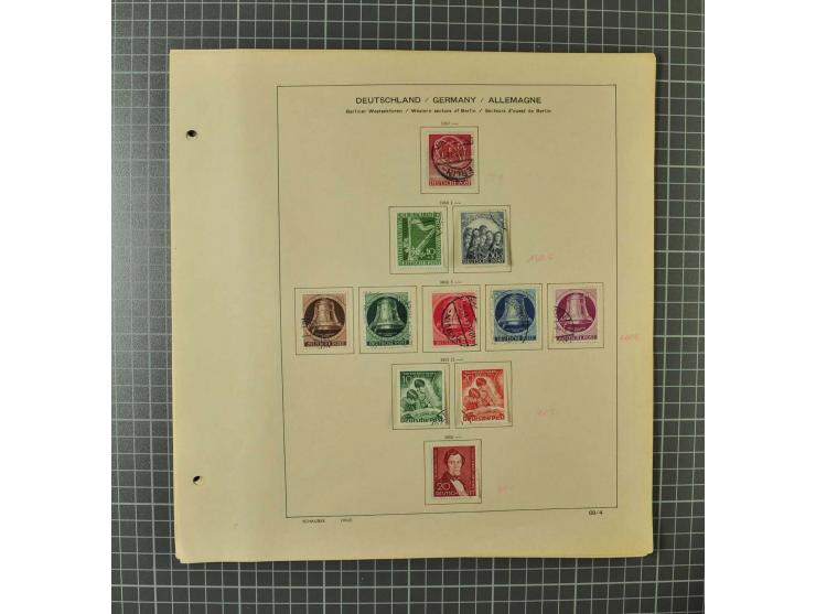 1948/1990 postfrische, ungebrauchte und gestempelte Partie, dabei zwei kpl. postfrische Sammlungen, alles mehrfach mit u.a. M